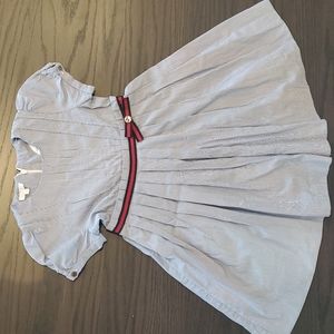 Gucci Girls' Web- Trimmed Striped Dress size 6